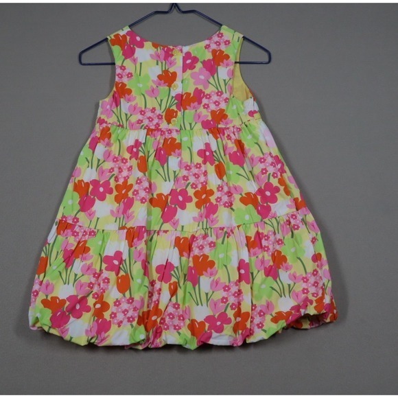 Gymboree Little Girls Vintage Multicolor Floral Dress - Size 3T - Picture 2 of 5